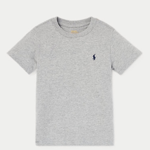 Polo Ralph Lauren gray and blue pony tee - Picture 1 of 5